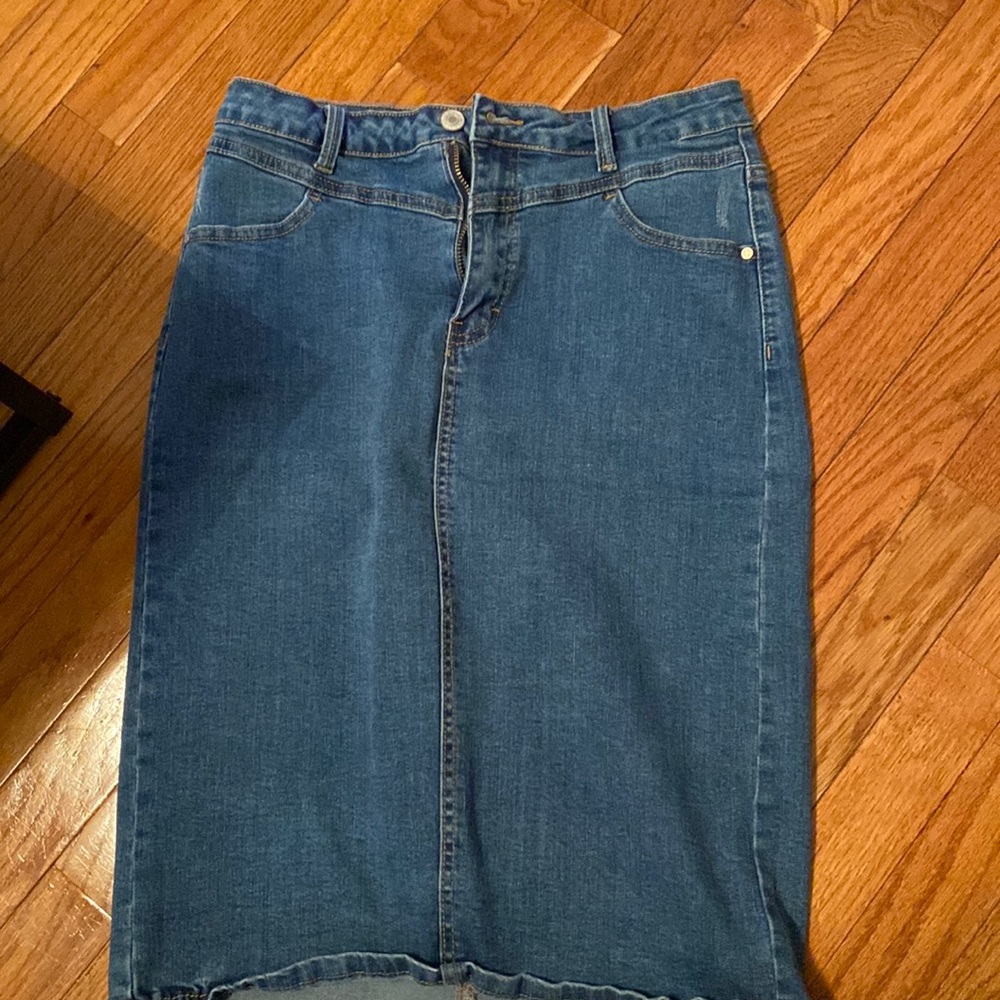 Brand new jean skirt! Knee length
